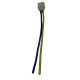 Conector Macho Universal tipo T 2 Cables