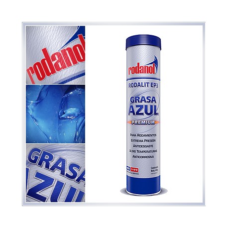 Grasa Semisintetica Azul Rodanol Premium Multiusos 400 Gr.