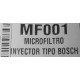 Microfiltro Inyector Tipo Bosch