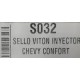 Sello Oring Viton Inyector Delphi Chevy Confot