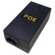 Inyector Poe 48v 0.5A 24W De Energía Adaptador Ethernet Cctv