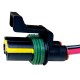Conector Electroventilador 2C Corsa / Palio / Siena / Fiesta / Ka / Ecosport