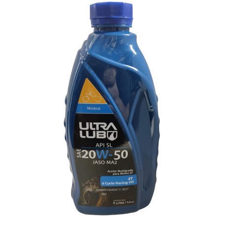Aceite Motor 4 Tiempos API SL 20W50 Mineral
