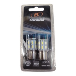 Bombillo 12V 1 contacto LED Luz Blanca