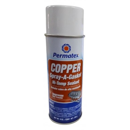 Sellador De Cobre Alta Temperatura Copper Spray Gasket