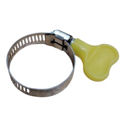 Abrazadera De Acero Inoxidable 22-32mm Con Manilla