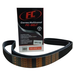 Correa Unica 6PK1195 Vw Fox Crossfox Spacefox Polo 09-13