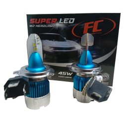 Set Bombillos Led M2 Tipo H4 6000 Lumens