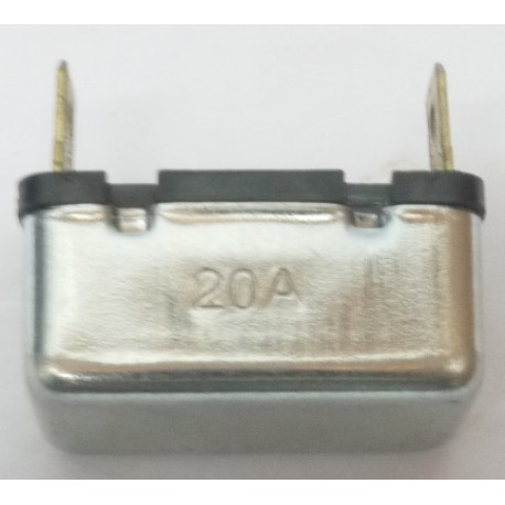 Fusible Termico 20A 2 Terminales Anchos